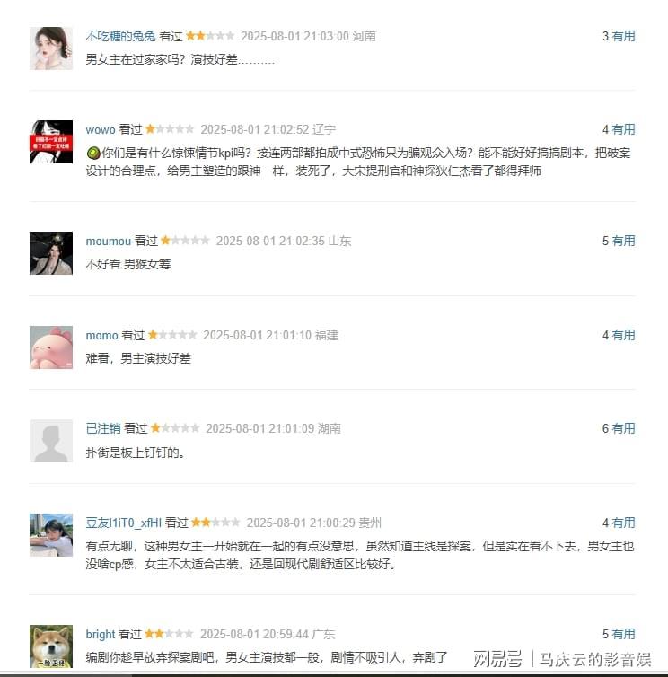 《定风波》首播，虽然出现大量差评，但剧作悬疑重重，很是好看封面图