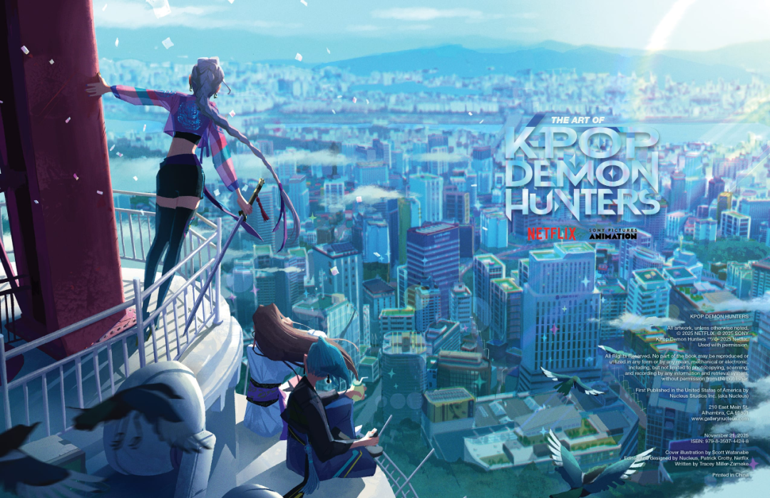 刷新网飞纪录，《K-POP：猎魔女团》官方免费发布142P数字设定集封面图