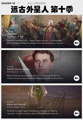 远古外星人第十季封面图