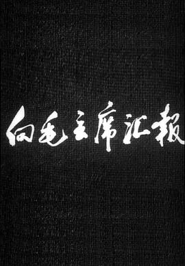 向毛主席汇报封面图